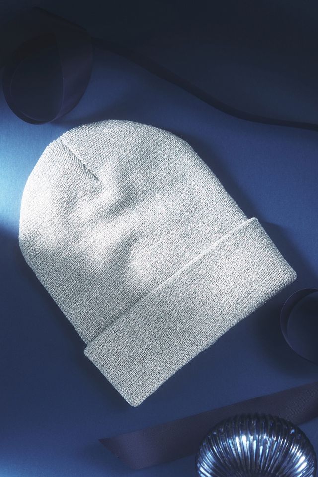 Anthropologie Sparkle Beanie - silver Maeve Embellished Pearl Brushed Beanie | Anthropologie main image 2