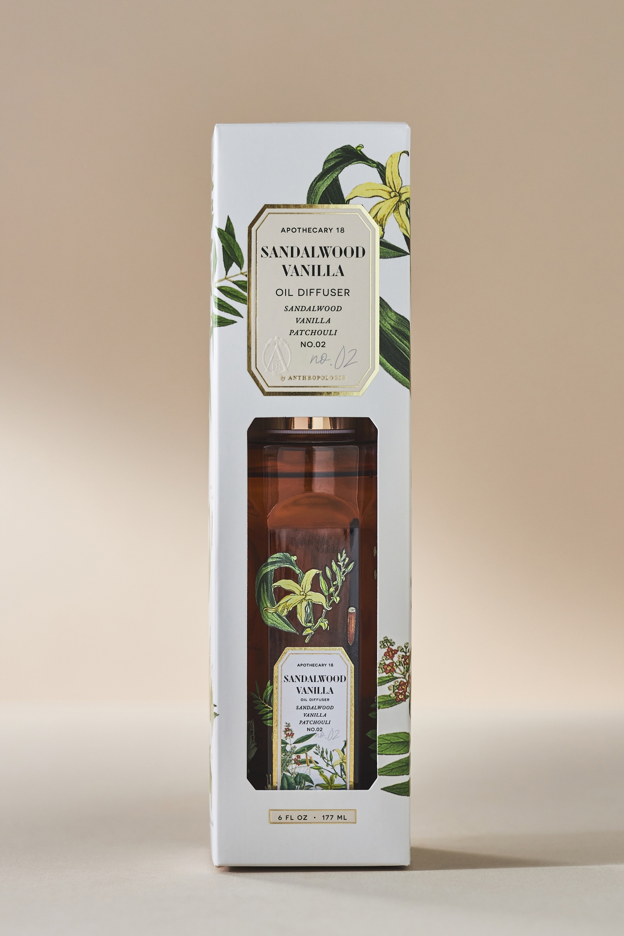 Apothecary 18 Woody Sandalwood Vanilla Reed Diffuser