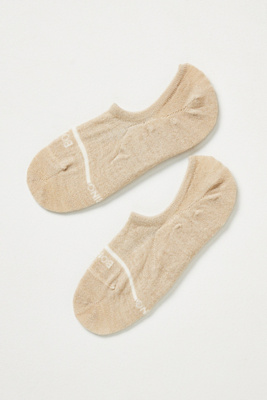 Bombas Lightweight No Show Socks In Beige