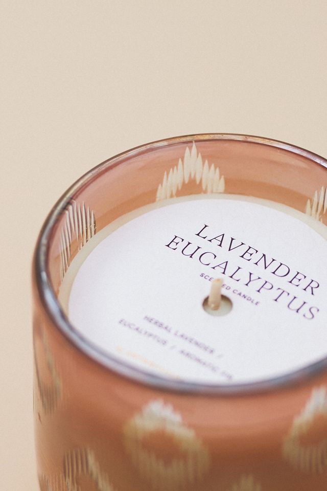 Rohini Floral Lavender Eucalyptus Glass Candle #1