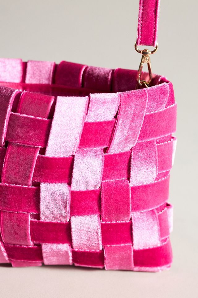 Lindy Woven Clutch: Velvet Edition #3