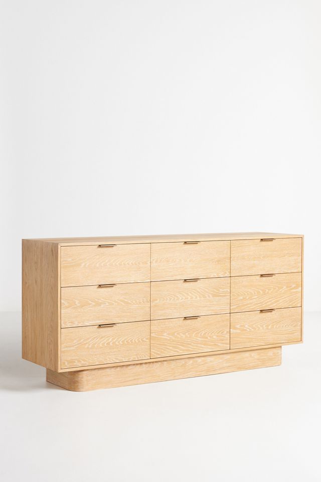 Aletta Oak Nine-Drawer Dresser #3