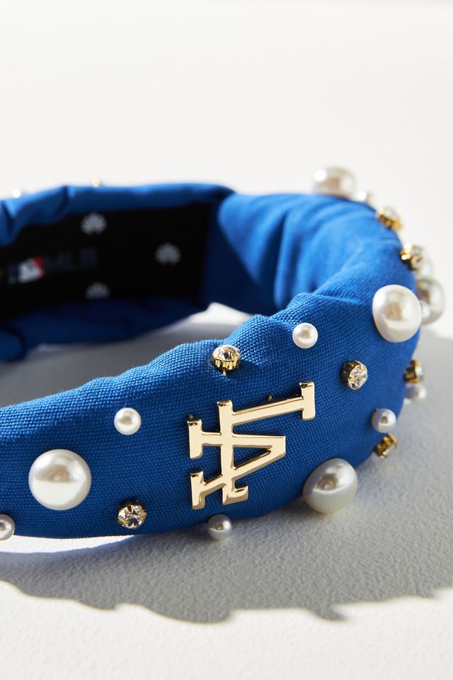 Lele Sadoughi Dodgers Embellished Headband | Anthropologie