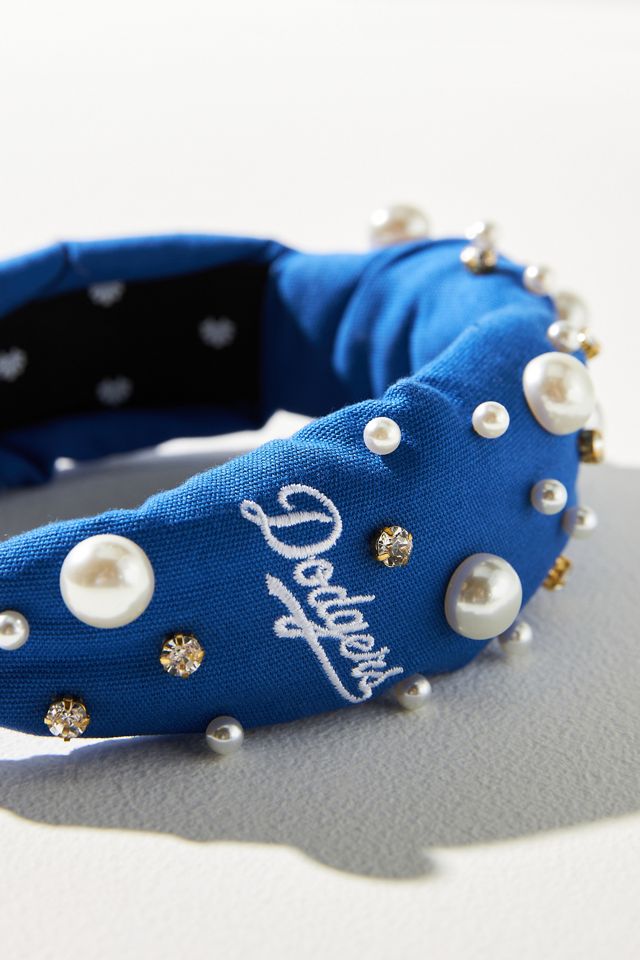 Lele Sadoughi Dodgers Embellished Headband | Anthropologie