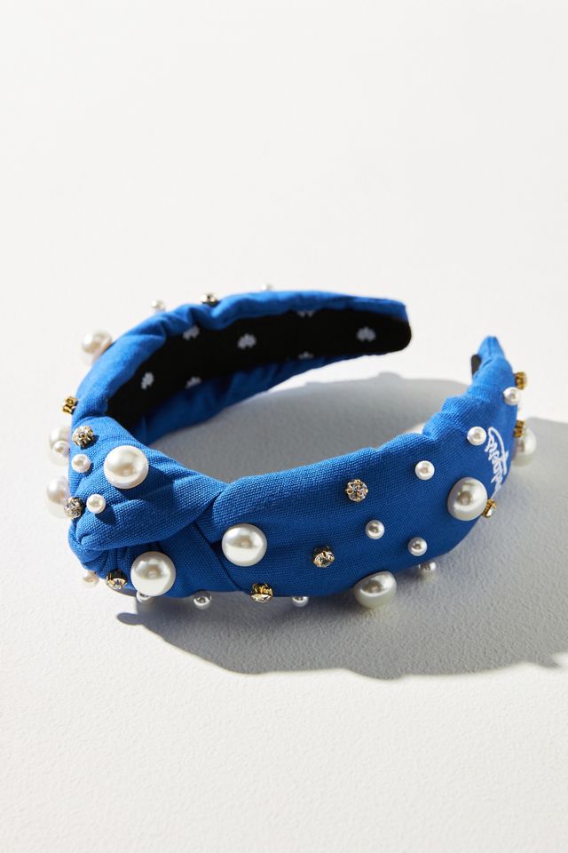 Lele Sadoughi Dodgers Embellished Headband | Anthropologie display picture 2