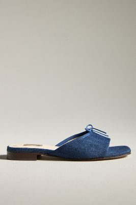 Shop Repetto Jordana Mule Sandals In Blue