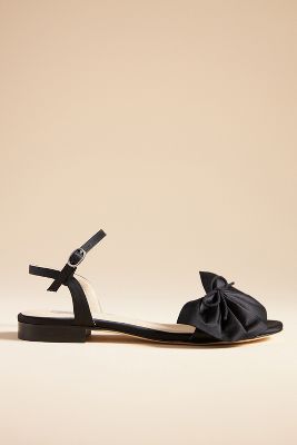 Shop Repetto Janice Bow Sandals In Black