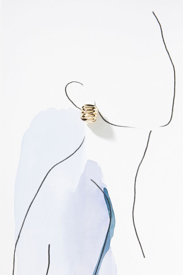 The Restored Vintage Collection: Ridged Post Earrings #2