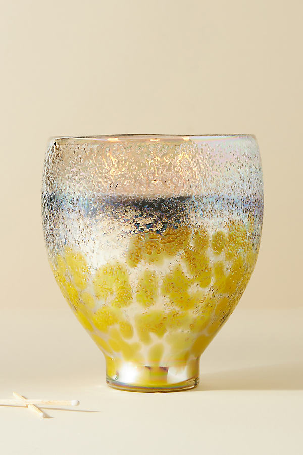 Asha Fresh Vetiver & Sandalwood Glass Candle
