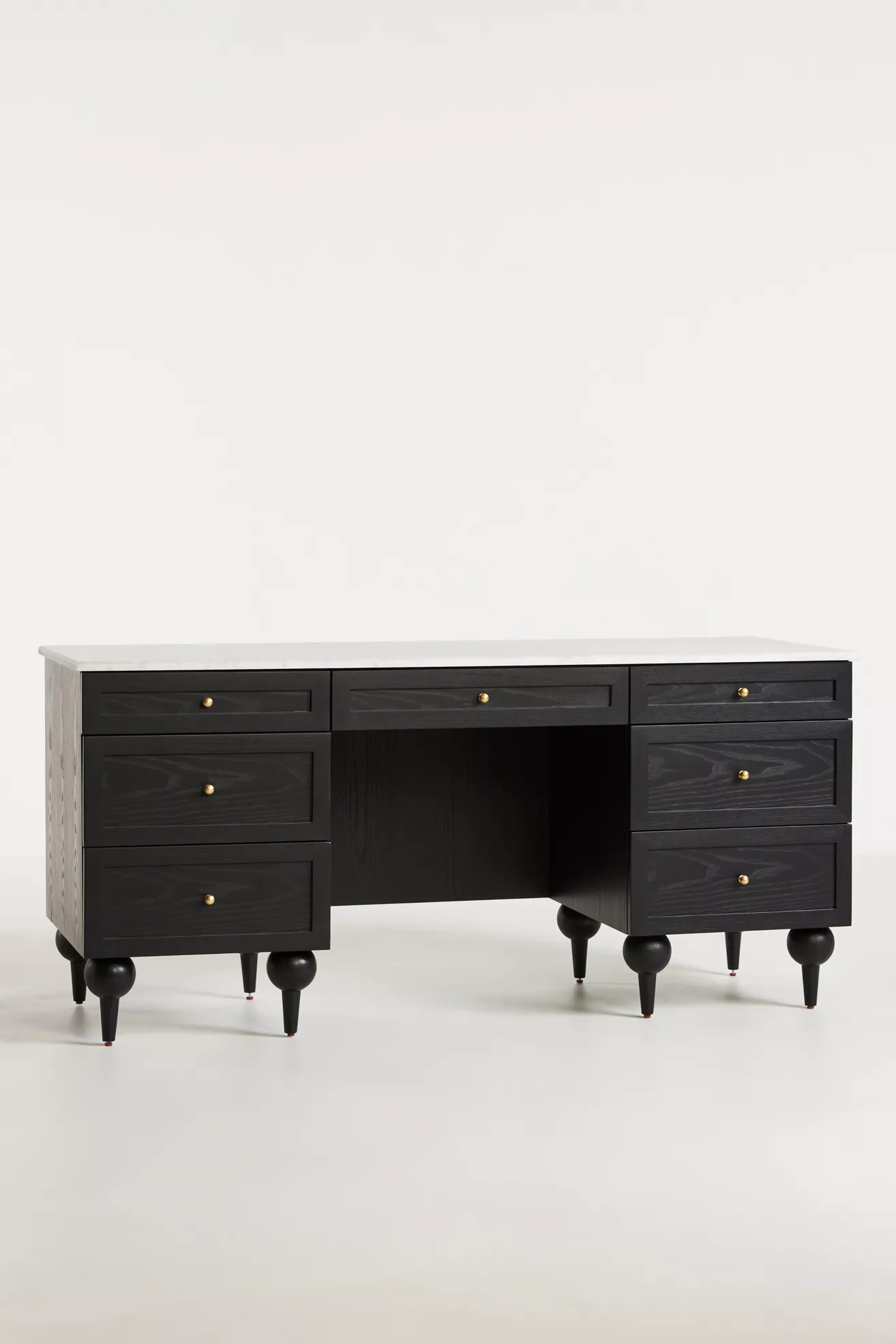 Fern Marble Top Executive Desk - thumbnail 6