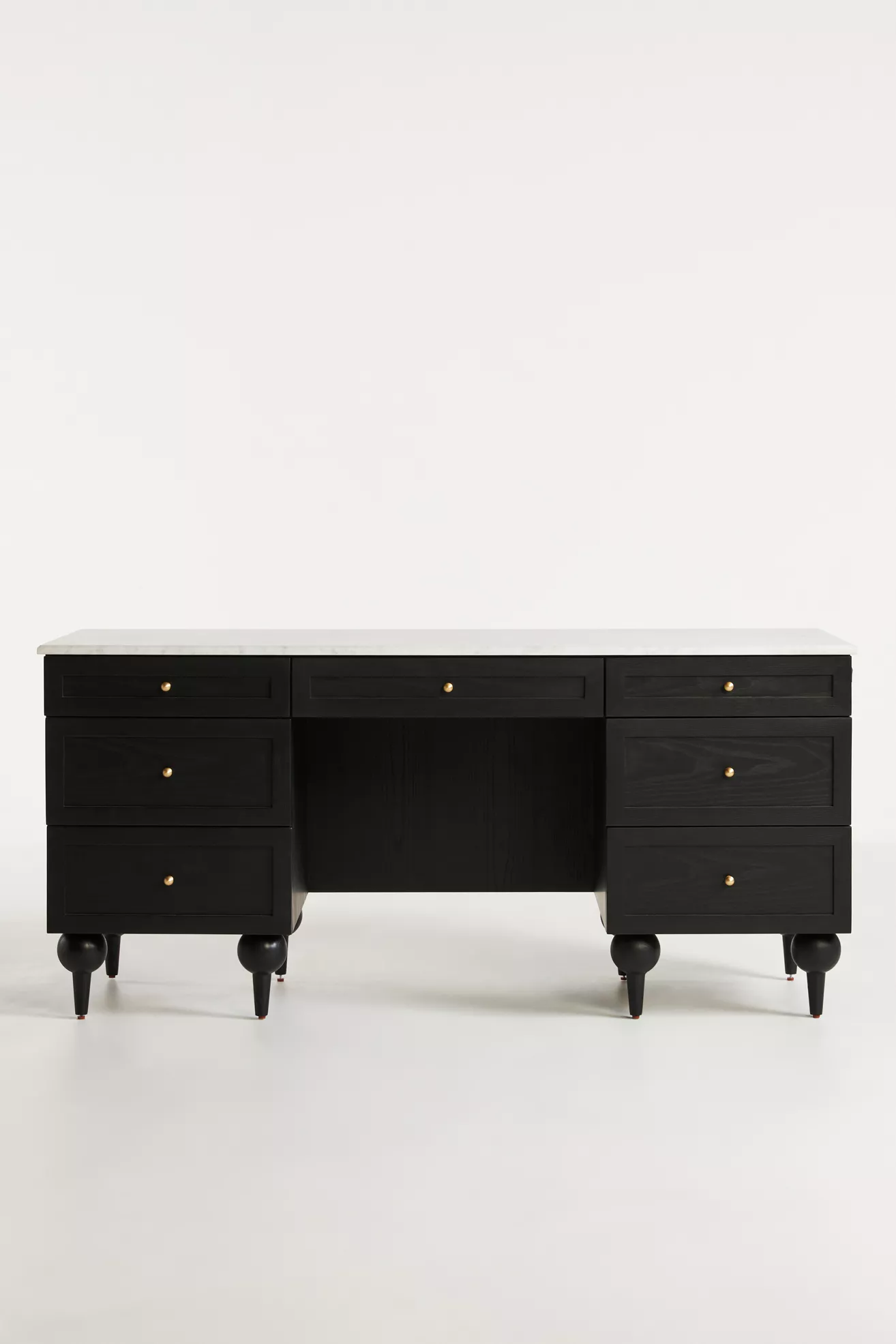 Fern Marble Top Executive Desk - thumbnail 5