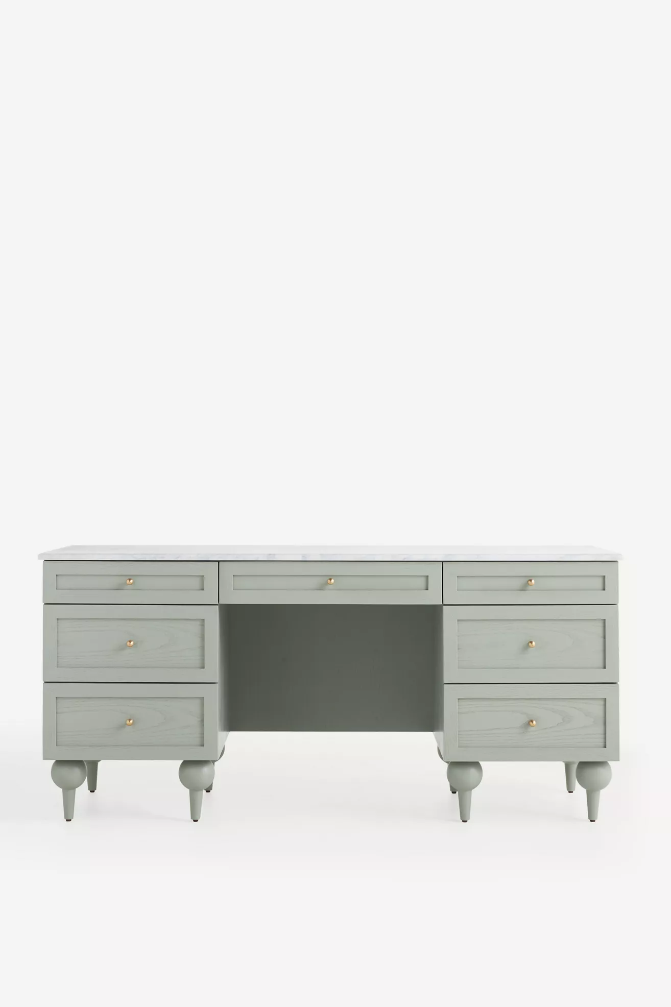 Fern Marble Top Executive Desk - thumbnail 10