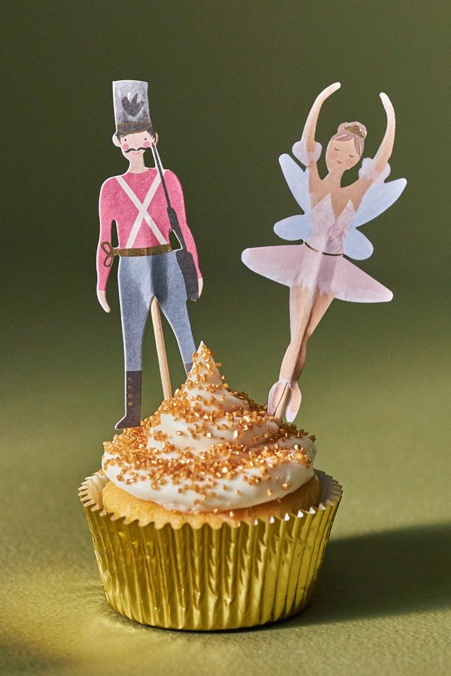 Meri Meri Nutcracker Cupcake Topper Kit #3