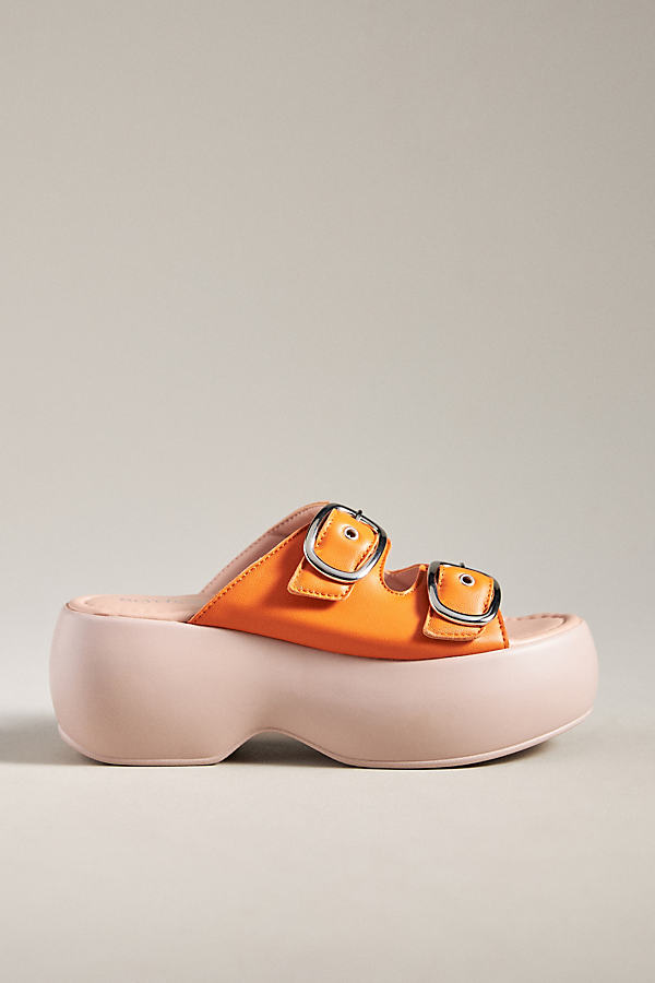 Seychelles Wisteria Platform Sandals In Orange