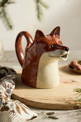 Terrain Quail Ceramics Fox Pitcher