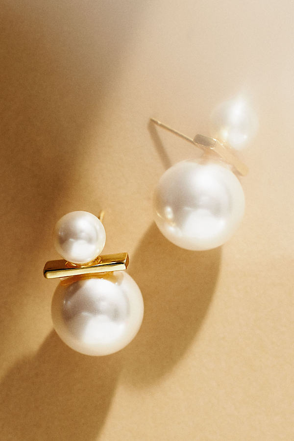 Shashi Sydney Pearl Earrings In Gold