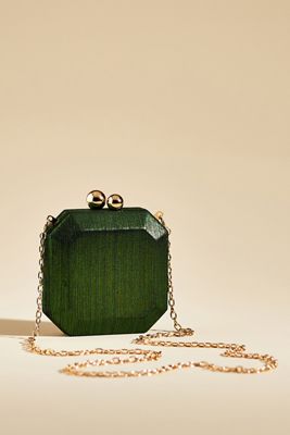 Mini Metallic Hard Case Clutch