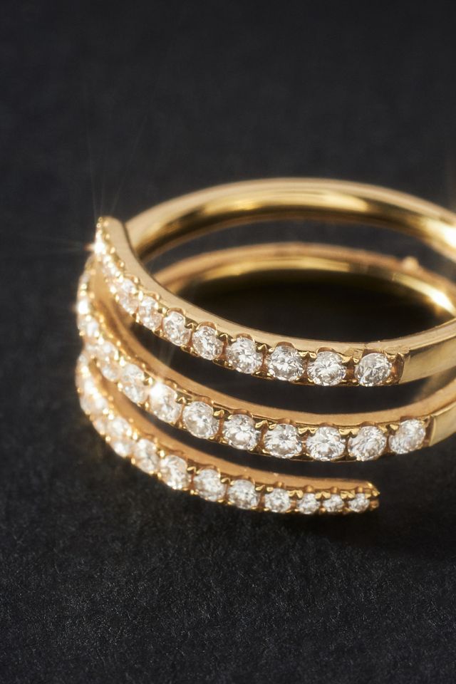 Luna Skye Diamond Coil Ring #1