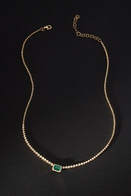 Luna Skye Emerald Necklace