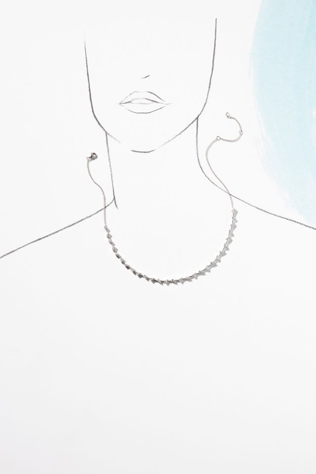 Luna Skye Diamond Teardrop Tennis Necklace #2