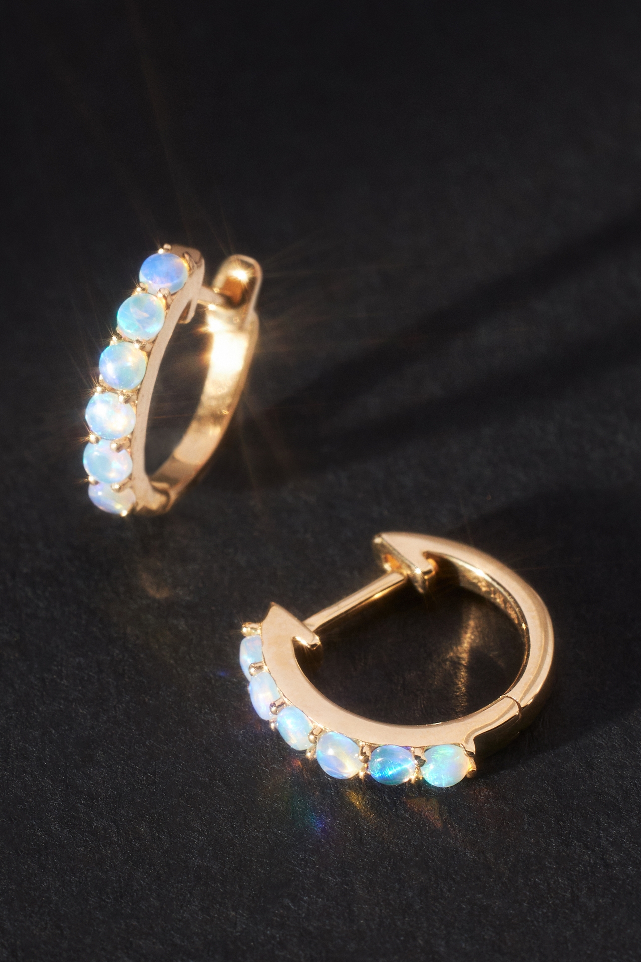 Luna Skye Opal Mini Hoop Earrings