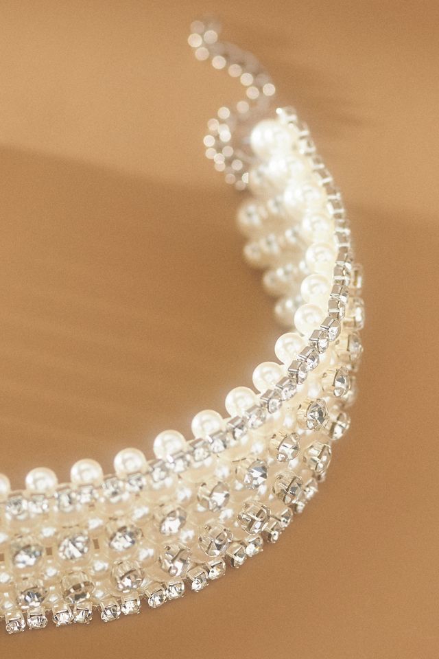 Retrofete Shilo Pearl Choker Necklace #3