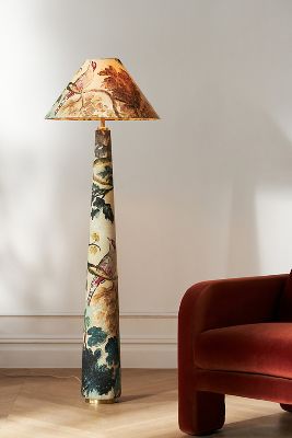 Anthropologie Lulu Judarn Floor Lamp In Multi