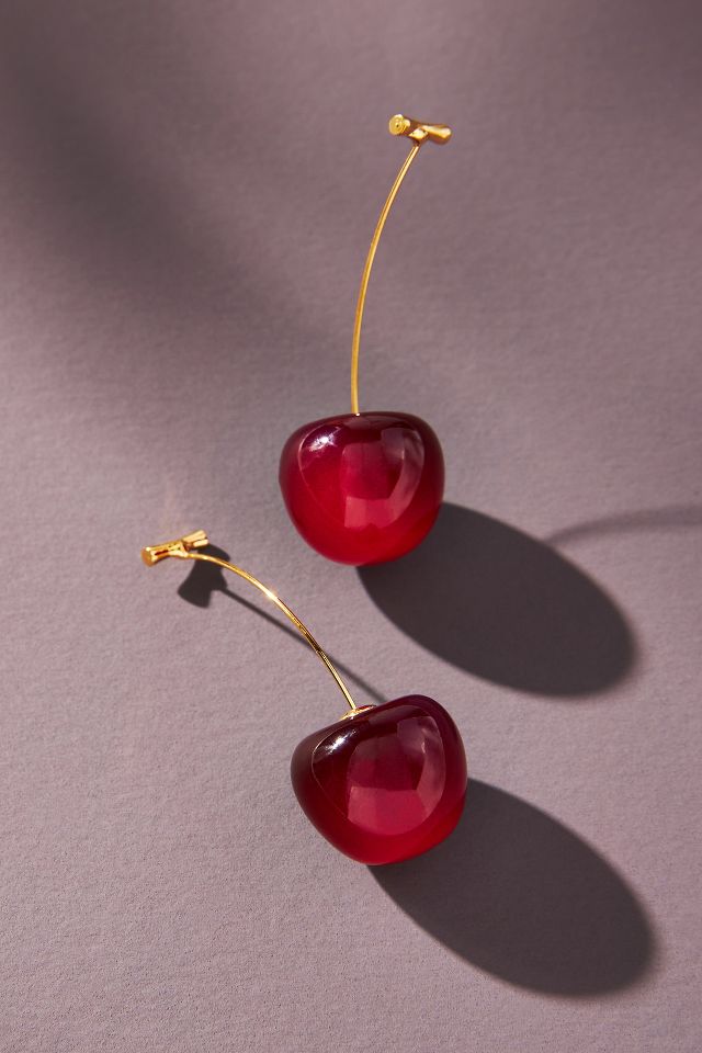 Cherry on sale drop earrings