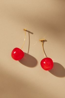 Cherry Drop Earrings