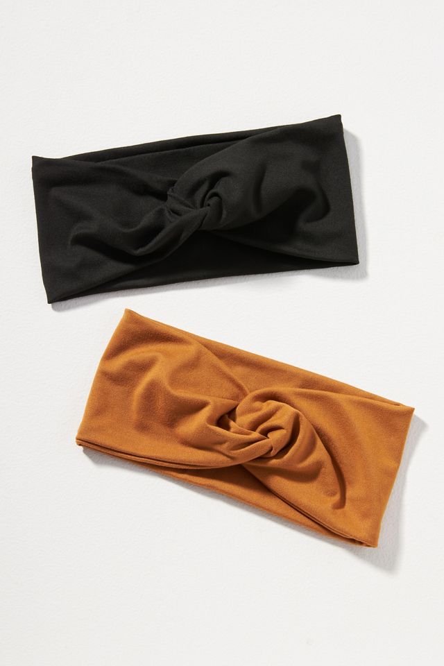 KITSCH Wide Fabric Headbands, Set of 2 Anthropologie