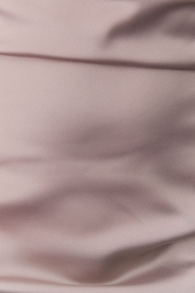 BHLDN Francesca High-Neck Stretch Satin Midi Dress #3