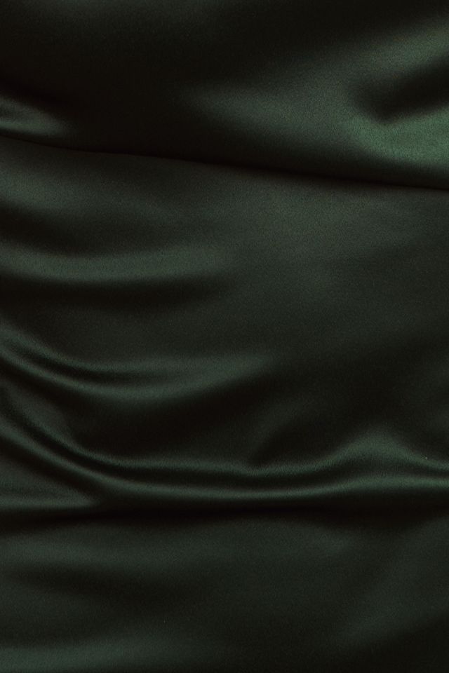 BHLDN Francesca High-Neck Stretch Satin Midi Dress #3