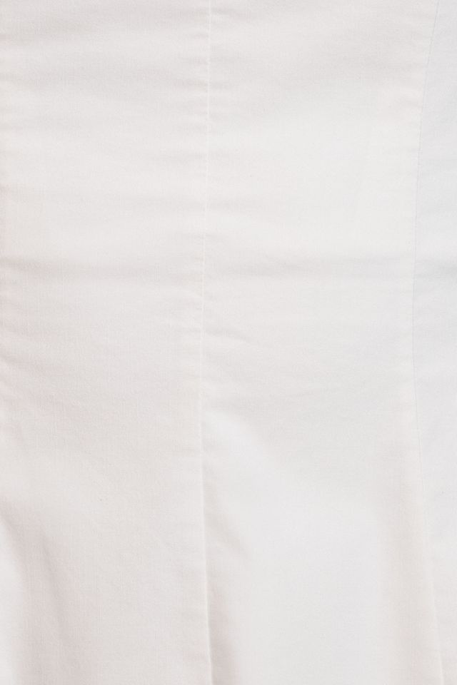 BHLDN Izzy Bow Scallop-Trim A-Line Mini Dress #4