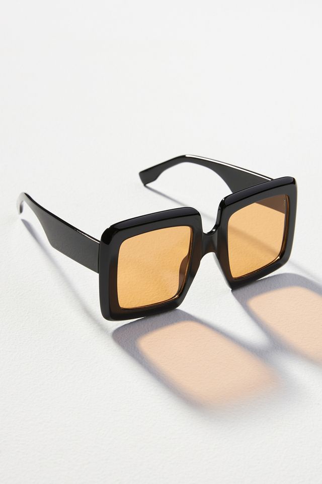 NWT Anthropologie I-Sea  Tailor Oversized Sunglasses I-SEA Oversized Oval Retro Tort Sunglasses | Anthropologie main image 2