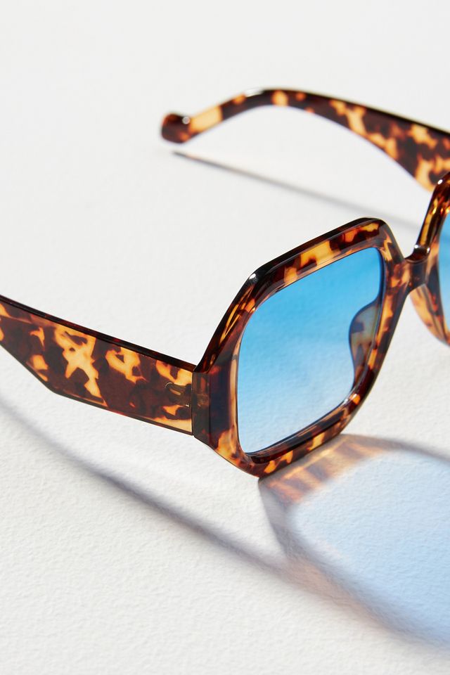 I-SEA Oversized Round Geo Sunglasses #2