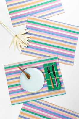 Archive New York Maxine Rainbow Placemats, Set of 4