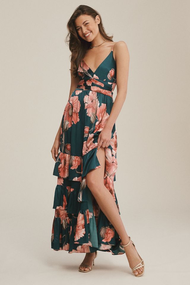 Floral best sale dress sleeveless