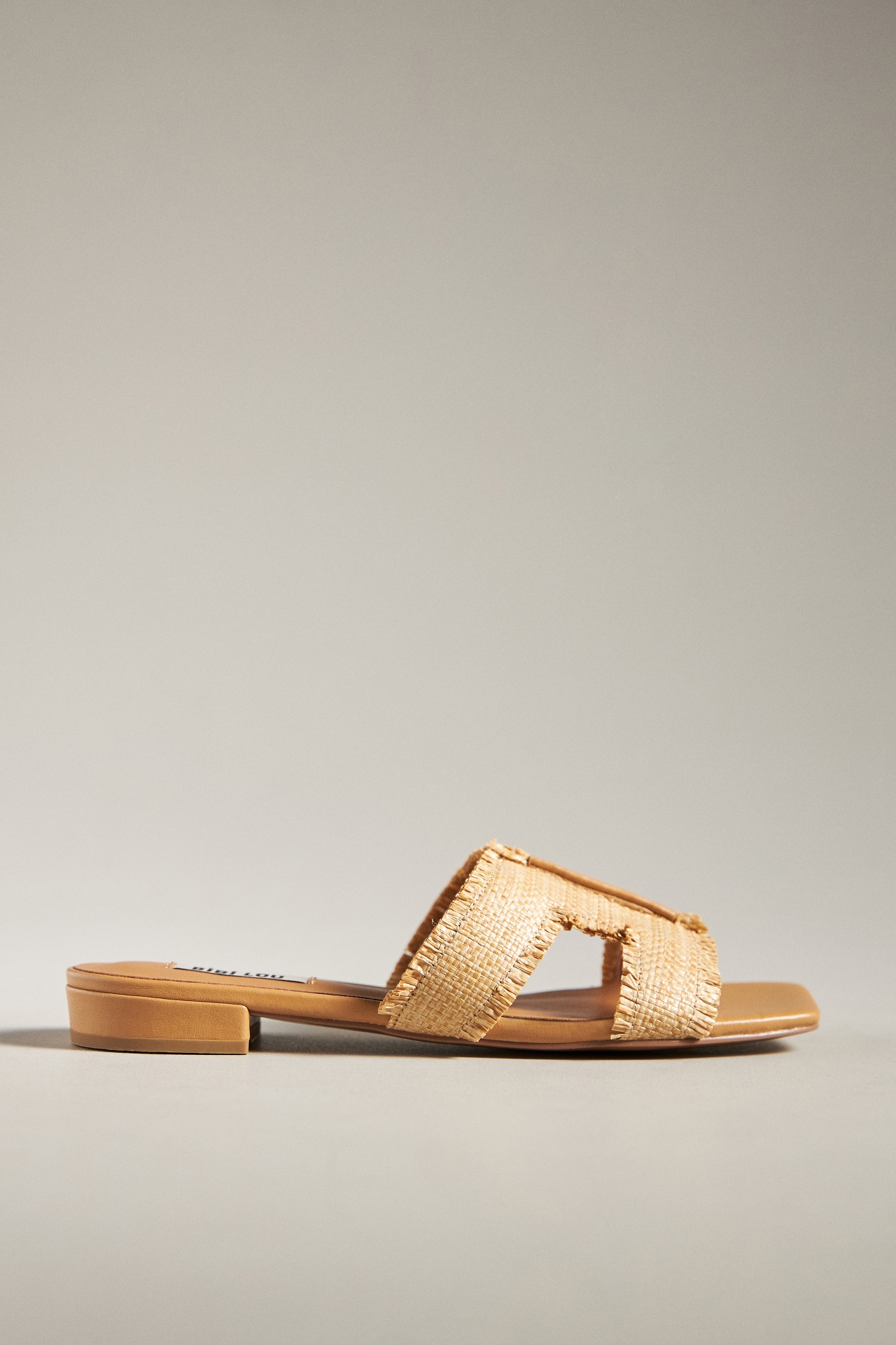 Bibi Lou Raffia Slide Sandals