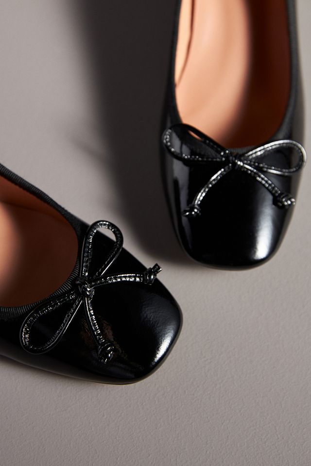 Bibi Lou Heeled Leather Ballet Pumps #2