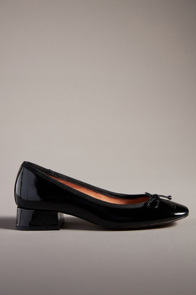 Heeled best sale ballet pumps