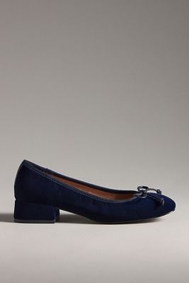 Bibi Lou Heeled Ballet Pumps In Blue