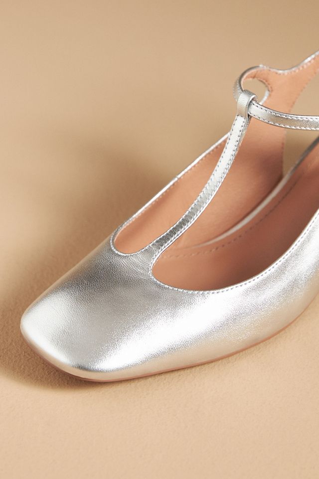 Bibi Lou Mignon Leather Block Kitten Heels #1