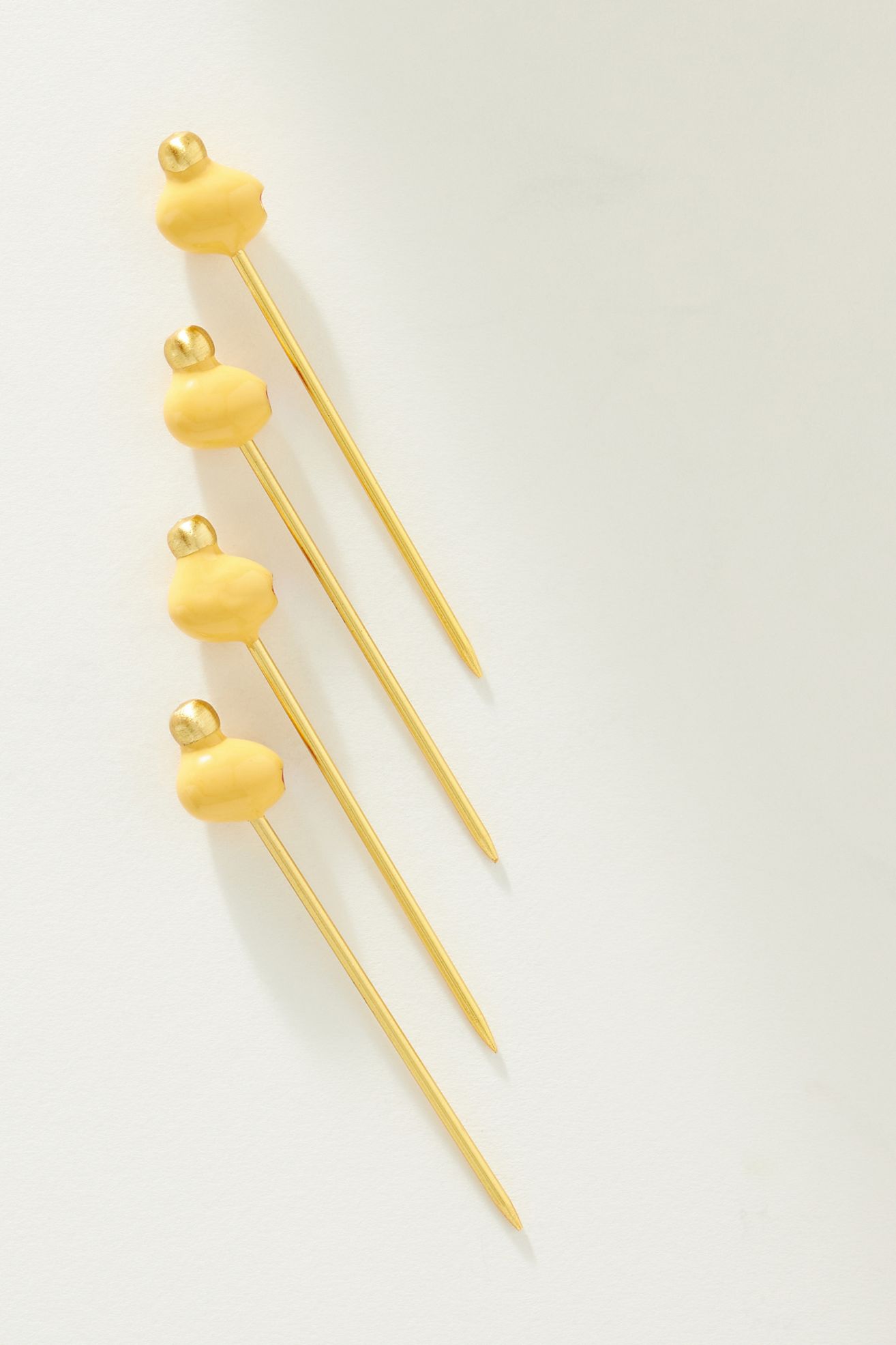 Olive Garnish Cocktail Picks, Set of 4 - Multi, Standard, Set Of 4