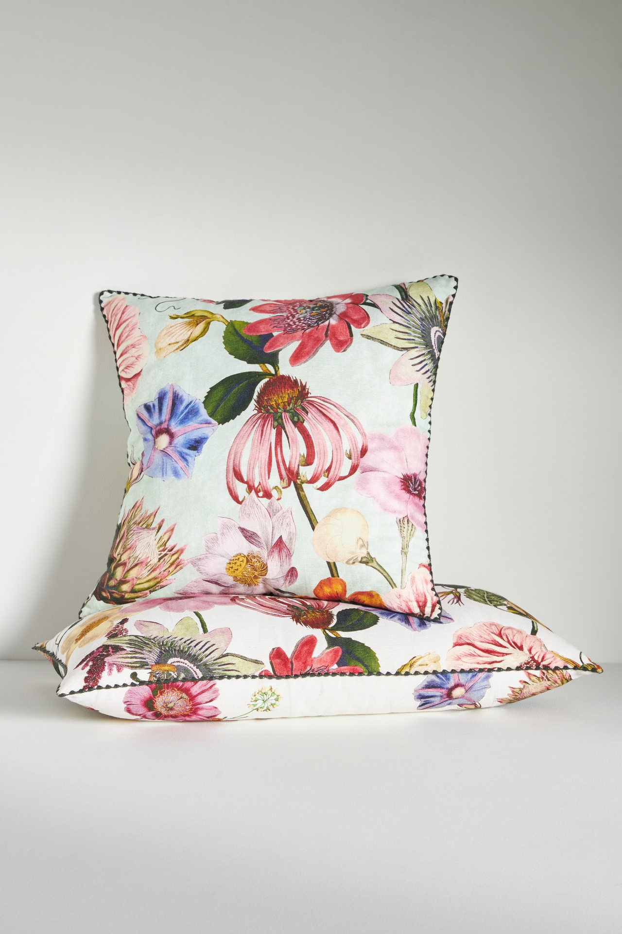 Rowena Linen Floral Pillow