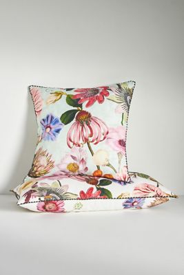 Rowena Floral Linen Pillow