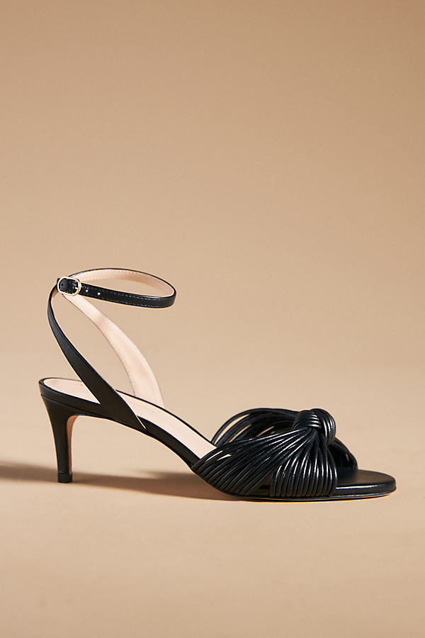 By Anthropologie Knotted Heels In Black