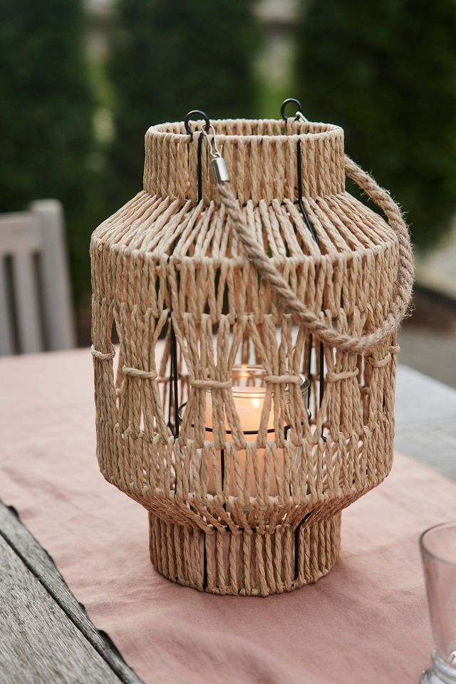 Woven Paper Rope Lantern #1