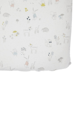 Pehr Crib Sheet In White