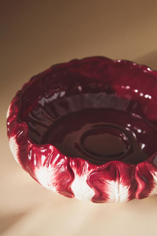 Farmstand Vegetable Radicchio Serving Bowl #1