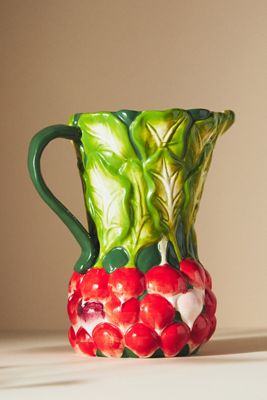 Farmstand Vegetable Radish Pitcher